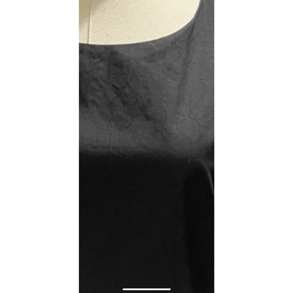 Jil Sander Women's Sleeveless Sheath Dress Black Pin Hole Design Sz Lg/US 8/40 - Picture 7 of 11